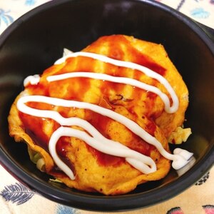 まな板も包丁も不要！もやしとチーズのとん平焼き風✿